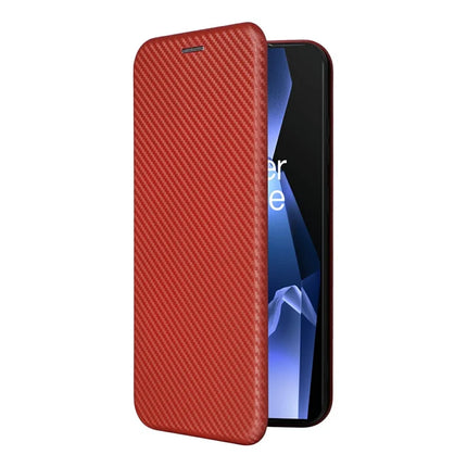 For OnePlus Ace 5 Pro 5G Case Carbon Fiber Texture Drop-Proof PU Leather Phone Cover