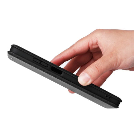 For Motorola Moto G05 4G / E15 4G Case Carbon Fiber Texture Drop-Proof PU Leather Phone Cover