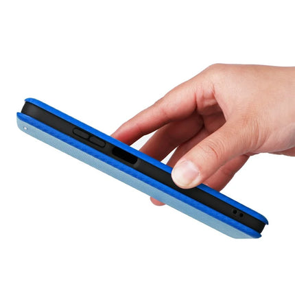 For Motorola Moto G05 4G / E15 4G Case Carbon Fiber Texture Drop-Proof PU Leather Phone Cover