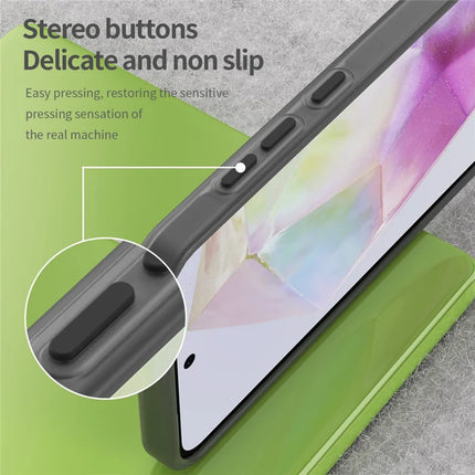 For Samsung Galaxy A36 5G / A56 5G Case TPU + PC Phone Back Cover Matte Translucent Design