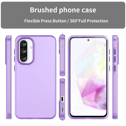 For Samsung Galaxy A36 5G / A56 5G Case TPU + PC Phone Back Cover Matte Translucent Design