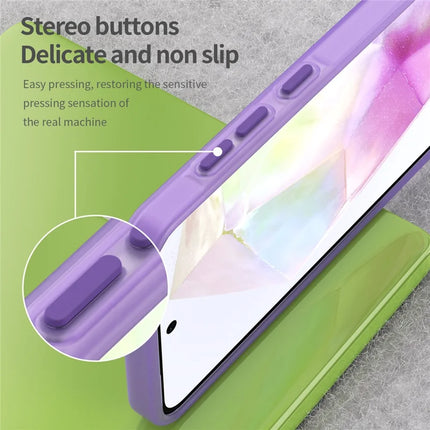 For Samsung Galaxy A36 5G / A56 5G Case TPU + PC Phone Back Cover Matte Translucent Design