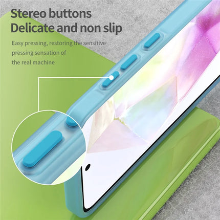 For Samsung Galaxy A36 5G / A56 5G Case TPU + PC Phone Back Cover Matte Translucent Design