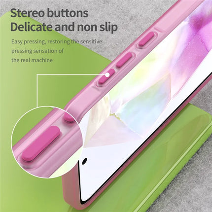 For Samsung Galaxy A36 5G / A56 5G Case TPU + PC Phone Back Cover Matte Translucent Design