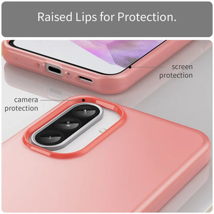 For Samsung Galaxy A36 5G / A56 5G Case TPU + PC Phone Back Cover Matte Translucent Design