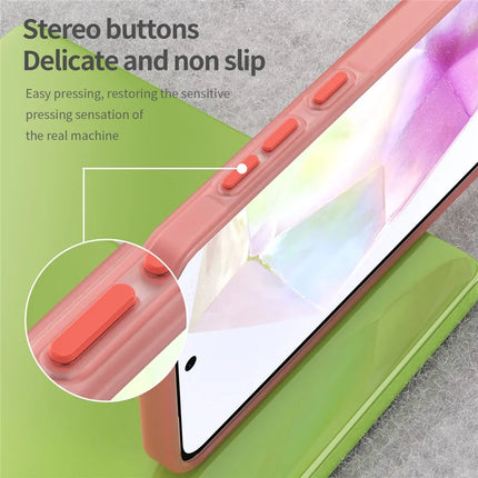 For Samsung Galaxy A36 5G / A56 5G Case TPU + PC Phone Back Cover Matte Translucent Design