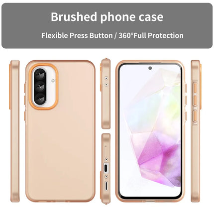 For Samsung Galaxy A36 5G / A56 5G Case TPU + PC Phone Back Cover Matte Translucent Design