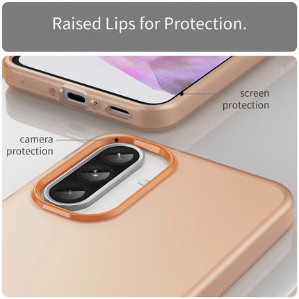 For Samsung Galaxy A36 5G / A56 5G Case TPU + PC Phone Back Cover Matte Translucent Design