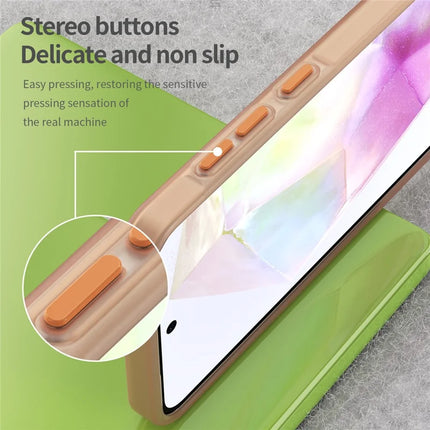For Samsung Galaxy A36 5G / A56 5G Case TPU + PC Phone Back Cover Matte Translucent Design