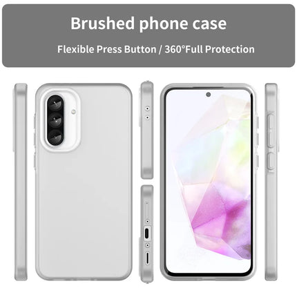 For Samsung Galaxy A15 4G / A15 5G Case TPU + PC Phone Back Cover Matte Translucent Design