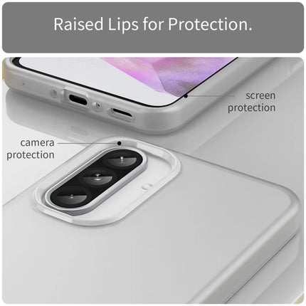 For Samsung Galaxy A15 4G / A15 5G Case TPU + PC Phone Back Cover Matte Translucent Design