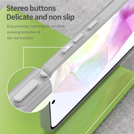 For Samsung Galaxy A15 4G / A15 5G Case TPU + PC Phone Back Cover Matte Translucent Design