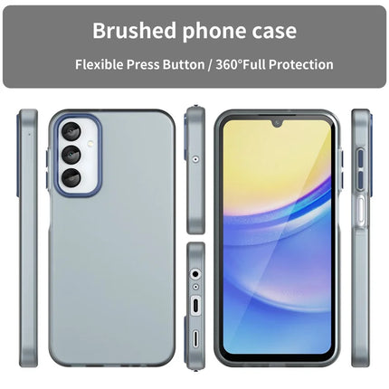 For Samsung Galaxy A15 4G / A15 5G Case TPU + PC Phone Back Cover Matte Translucent Design