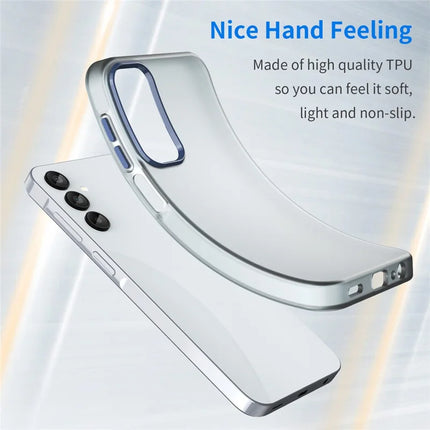 For Samsung Galaxy A15 4G / A15 5G Case TPU + PC Phone Back Cover Matte Translucent Design