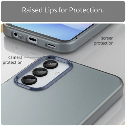 For Samsung Galaxy A15 4G / A15 5G Case TPU + PC Phone Back Cover Matte Translucent Design