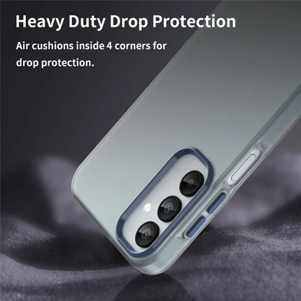 For Samsung Galaxy A15 4G / A15 5G Case TPU + PC Phone Back Cover Matte Translucent Design