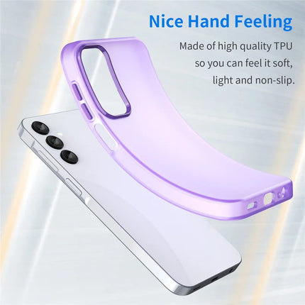 For Samsung Galaxy A15 4G / A15 5G Case TPU + PC Phone Back Cover Matte Translucent Design