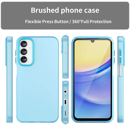 For Samsung Galaxy A15 4G / A15 5G Case TPU + PC Phone Back Cover Matte Translucent Design