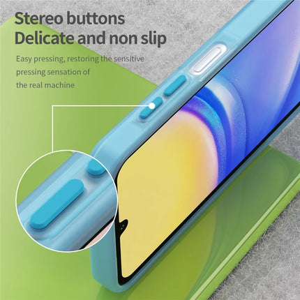 For Samsung Galaxy A15 4G / A15 5G Case TPU + PC Phone Back Cover Matte Translucent Design