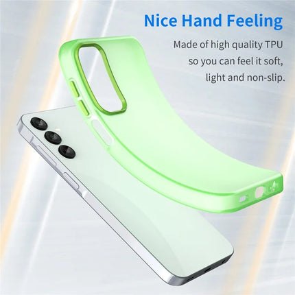 For Samsung Galaxy A15 4G / A15 5G Case TPU + PC Phone Back Cover Matte Translucent Design