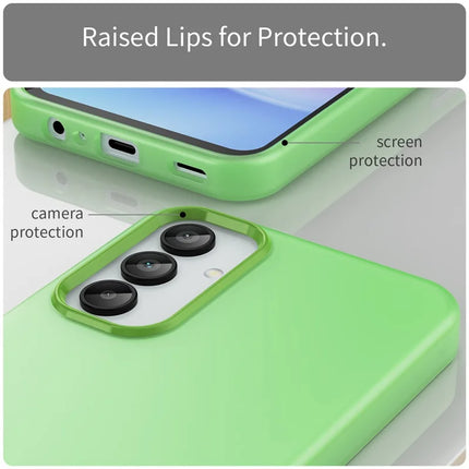 For Samsung Galaxy A15 4G / A15 5G Case TPU + PC Phone Back Cover Matte Translucent Design