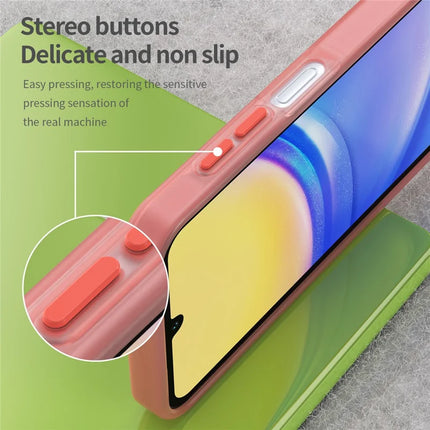For Samsung Galaxy A15 4G / A15 5G Case TPU + PC Phone Back Cover Matte Translucent Design