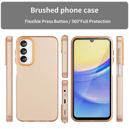 For Samsung Galaxy A15 4G / A15 5G Case TPU + PC Phone Back Cover Matte Translucent Design