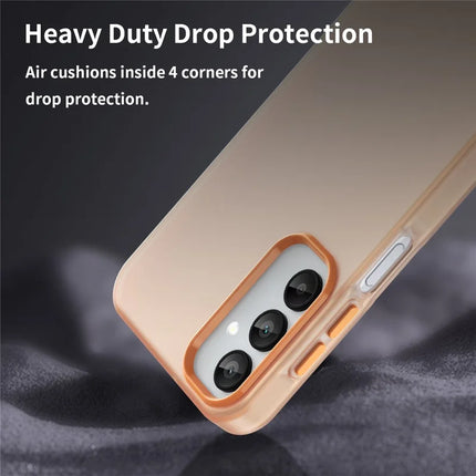 For Samsung Galaxy A15 4G / A15 5G Case TPU + PC Phone Back Cover Matte Translucent Design