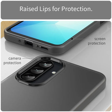 For Samsung Galaxy A26 5G Case TPU + PC Phone Back Cover Matte Translucent Design