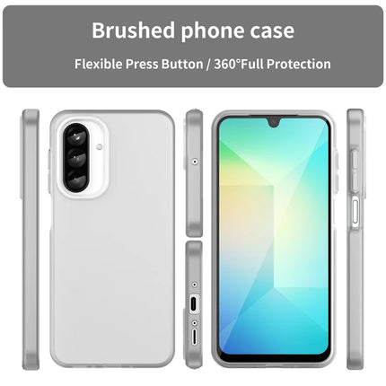 For Samsung Galaxy A26 5G Case TPU + PC Phone Back Cover Matte Translucent Design