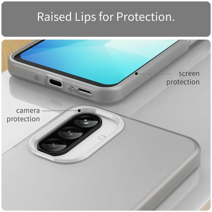 For Samsung Galaxy A26 5G Case TPU + PC Phone Back Cover Matte Translucent Design