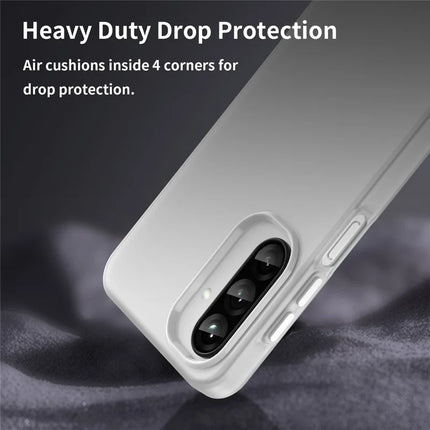 For Samsung Galaxy A26 5G Case TPU + PC Phone Back Cover Matte Translucent Design