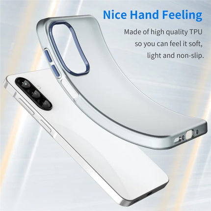 For Samsung Galaxy A26 5G Case TPU + PC Phone Back Cover Matte Translucent Design