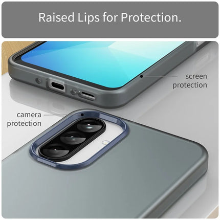 For Samsung Galaxy A26 5G Case TPU + PC Phone Back Cover Matte Translucent Design