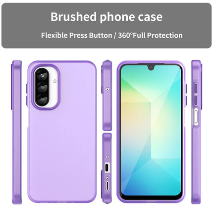 For Samsung Galaxy A26 5G Case TPU + PC Phone Back Cover Matte Translucent Design