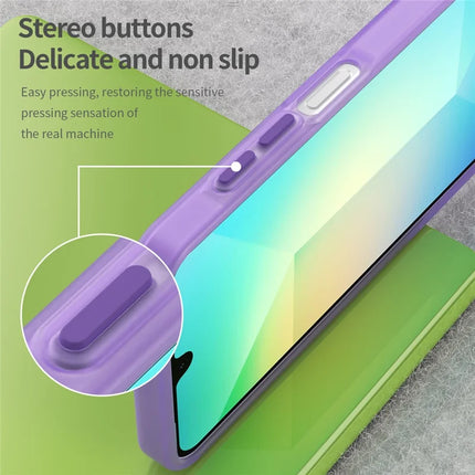 For Samsung Galaxy A26 5G Case TPU + PC Phone Back Cover Matte Translucent Design