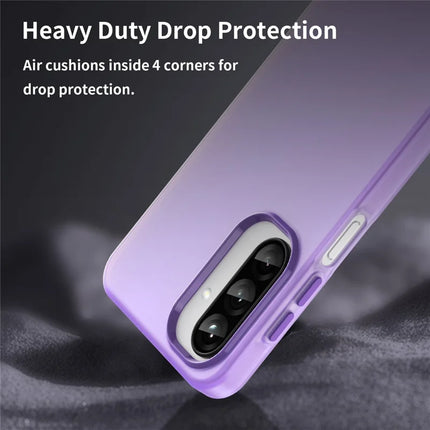 For Samsung Galaxy A26 5G Case TPU + PC Phone Back Cover Matte Translucent Design