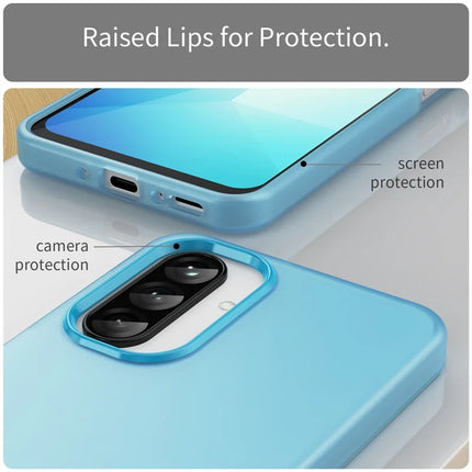 For Samsung Galaxy A26 5G Case TPU + PC Phone Back Cover Matte Translucent Design