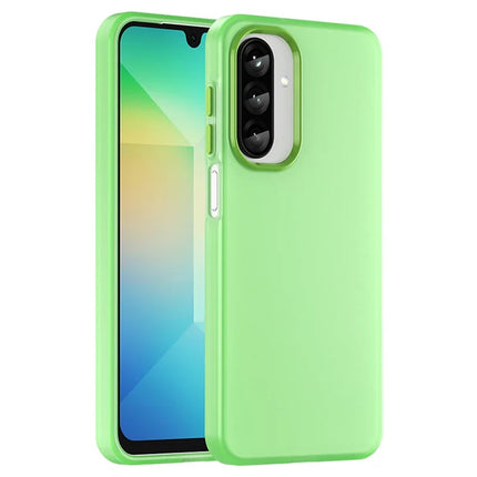 For Samsung Galaxy A26 5G Case TPU + PC Phone Back Cover Matte Translucent Design - Green