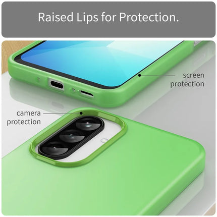 For Samsung Galaxy A26 5G Case TPU + PC Phone Back Cover Matte Translucent Design