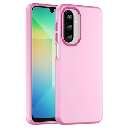 For Samsung Galaxy A26 5G Case TPU + PC Phone Back Cover Matte Translucent Design - Rose