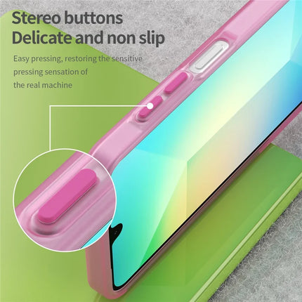 For Samsung Galaxy A26 5G Case TPU + PC Phone Back Cover Matte Translucent Design