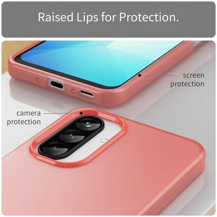 For Samsung Galaxy A26 5G Case TPU + PC Phone Back Cover Matte Translucent Design