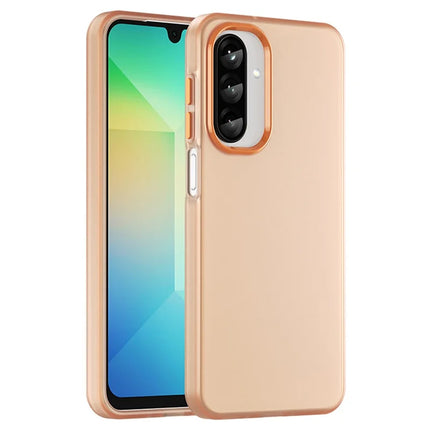 For Samsung Galaxy A26 5G Case TPU + PC Phone Back Cover Matte Translucent Design - Orange