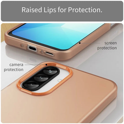 For Samsung Galaxy A26 5G Case TPU + PC Phone Back Cover Matte Translucent Design