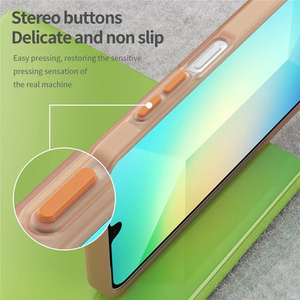 For Samsung Galaxy A26 5G Case TPU + PC Phone Back Cover Matte Translucent Design