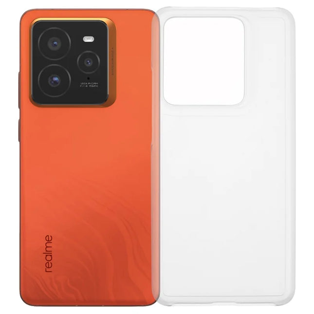 For Realme GT 7 Pro 5G Case Hard PC Frosted Minimalist Phone Cover - Orange