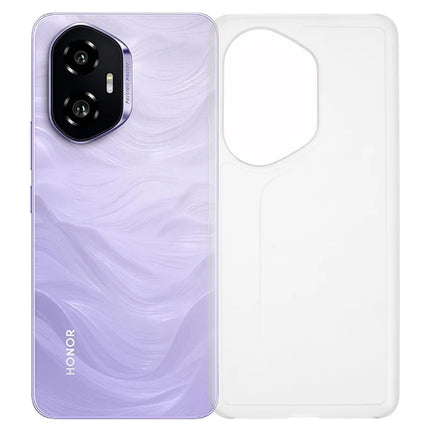 For Honor 300 Case Hard PC Frosted Minimalist Phone Cover - Transparent