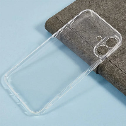 For iPhone 16 Plus Case 1.2mm Ultra Thin Crystal Clear TPU Phone Cover