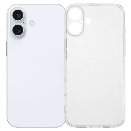 For iPhone 16 Case 1.2mm Ultra Thin Crystal Clear TPU Phone Cover